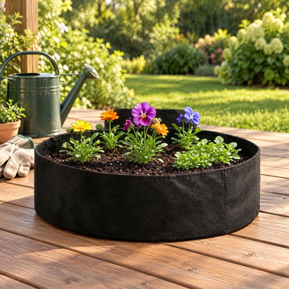 Large Circular Felt Planting B - Grow Bag 评论和价格