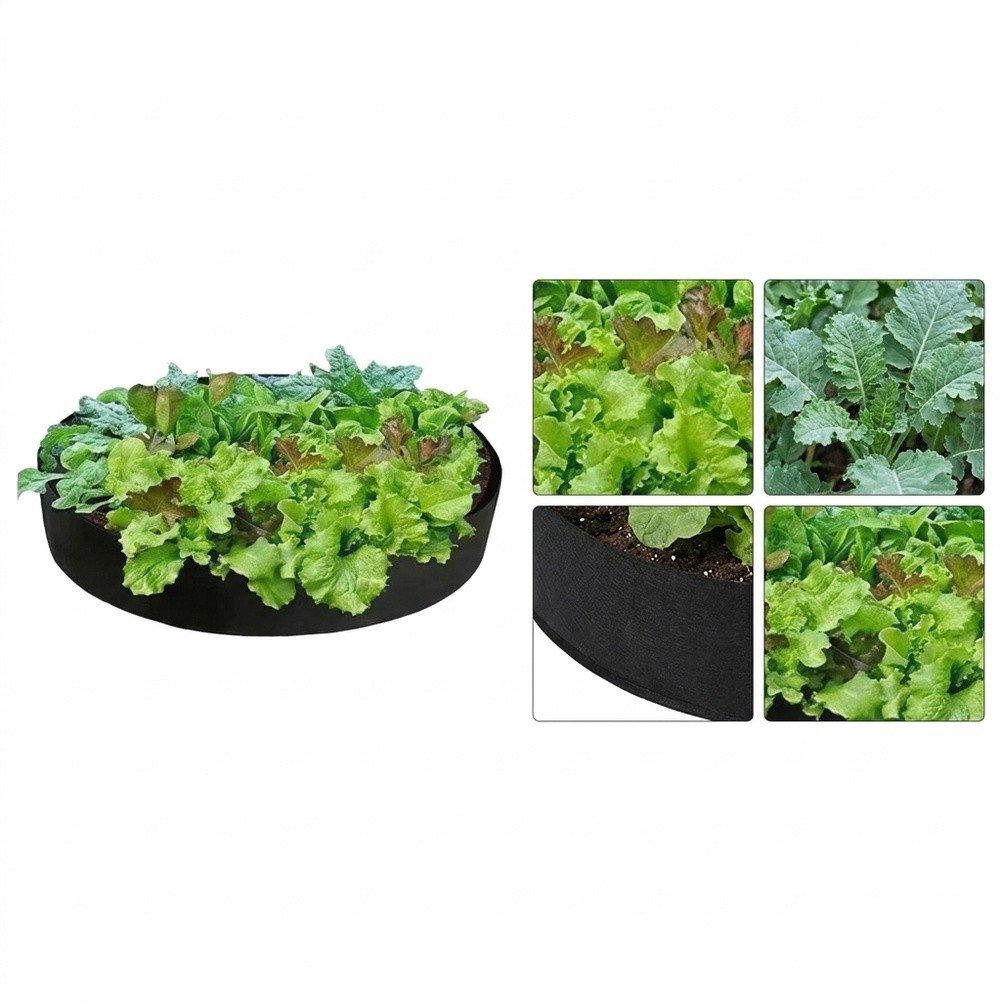Large Circular Felt Planting B - Grow Bag 评论和价格