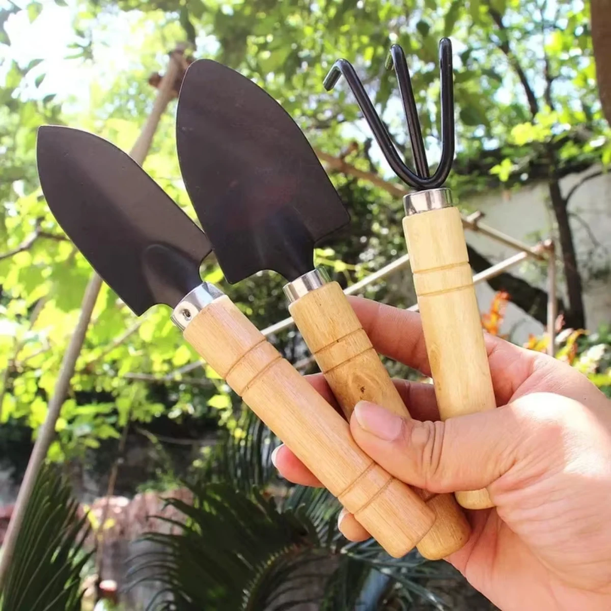 3Pcs/Set Mini Garden Tool Set  - Indoor Herb Garden 评论和价格