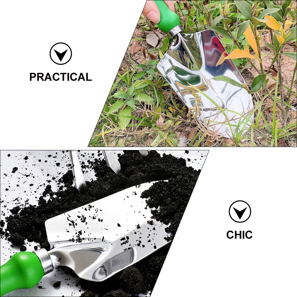 Iron Gardening Shovel Small Po - Trowel Garden Tools 评论和价格