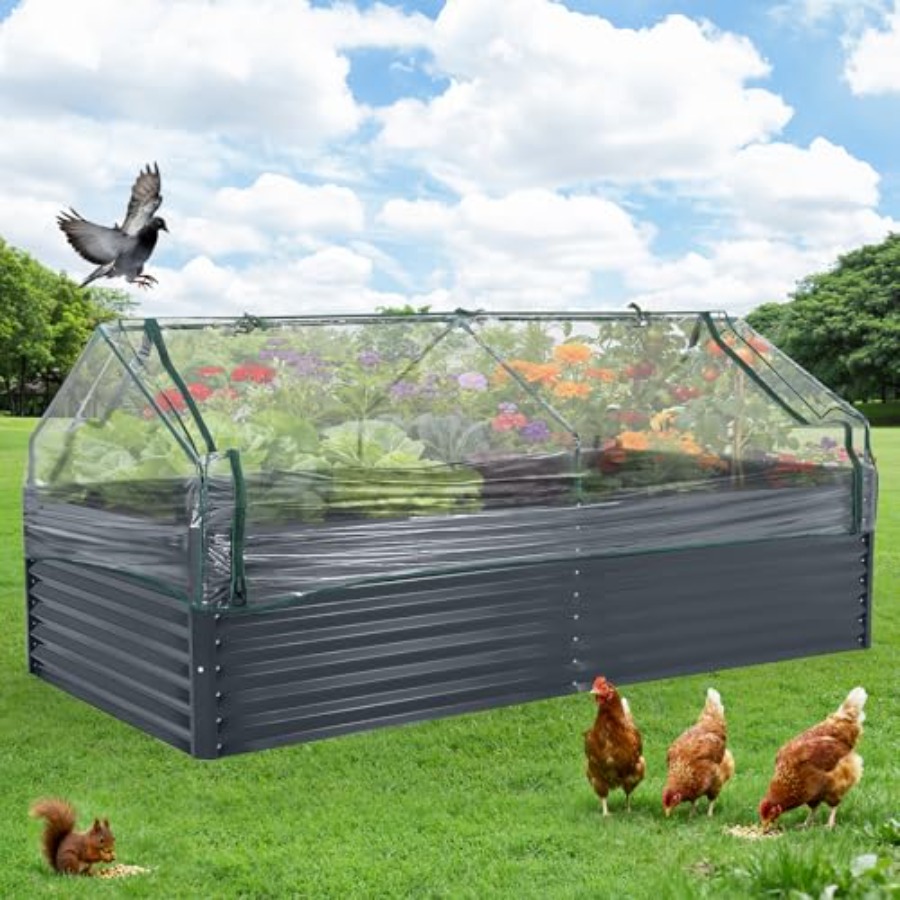 Outdoor vegetable gardening: g - Raised Garden Bed 评论和价格