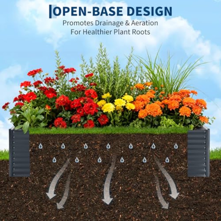 Outdoor vegetable gardening: g - Raised Garden Bed 评论和价格