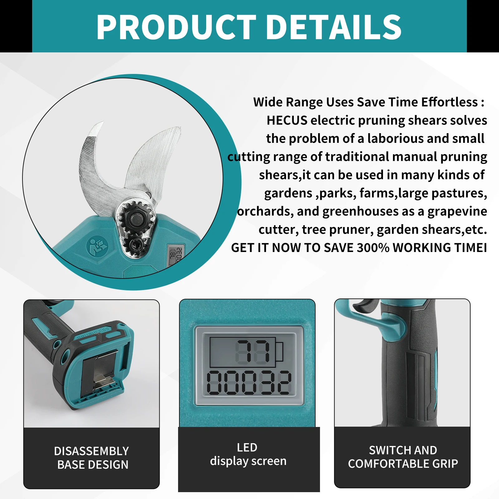 MPP569 Brushless Electric Prun - Pruning Shears 评论和价格