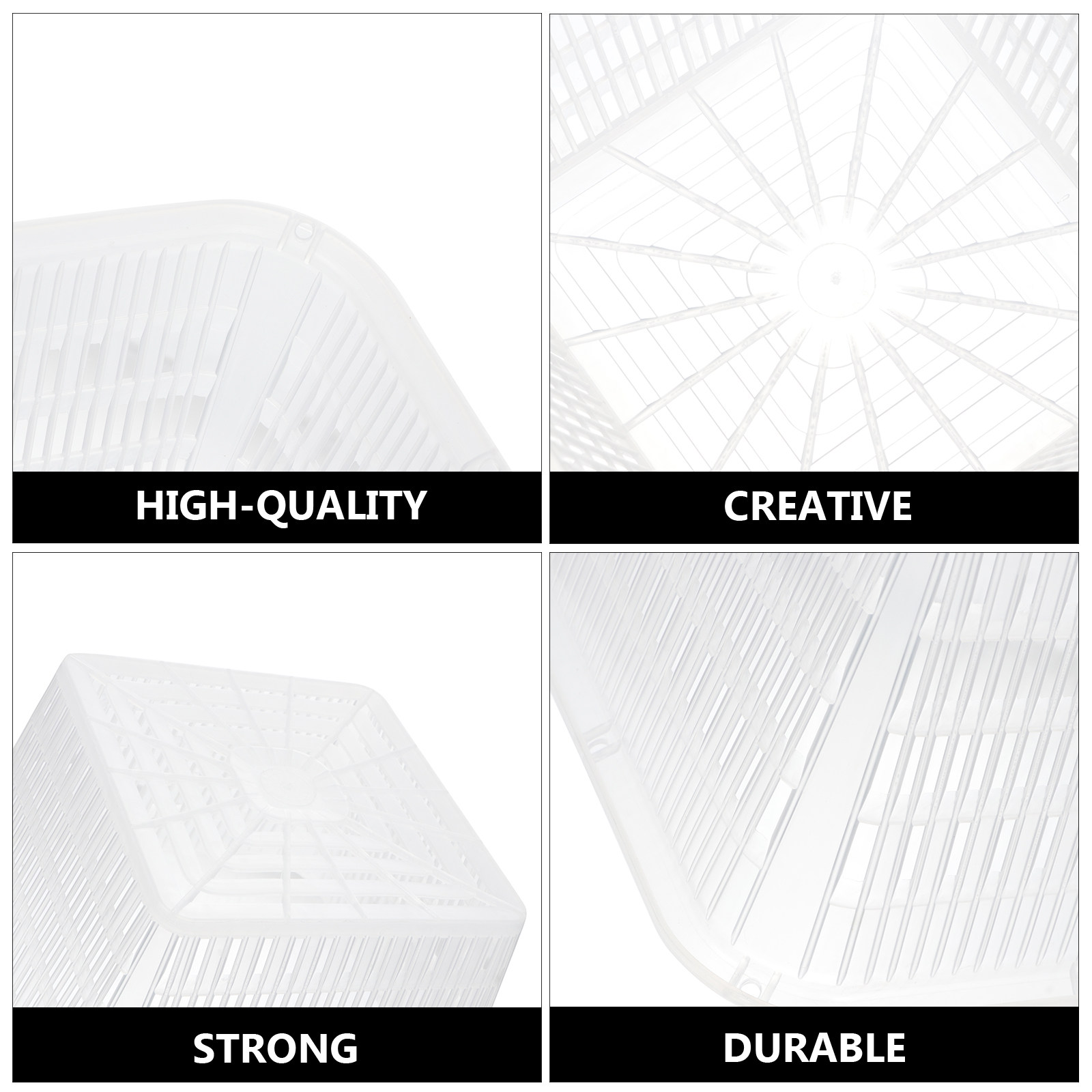 6pcs Square Mesh Hydroponic Ne - Plant Pot 评论和价格