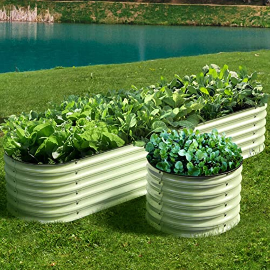 Outdoor modular galvanized ste - Raised Garden Bed 评论和价格