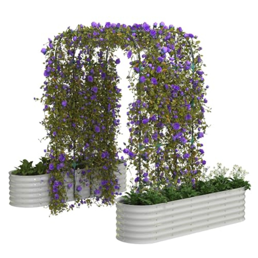 Galvanized Raised Garden Bed w - Raised Garden Bed 评论和价格