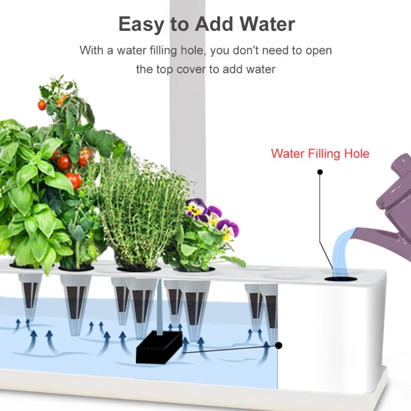 9 Pods Smart Hydroponics Growi - Hydroponic Kit 评论和价格