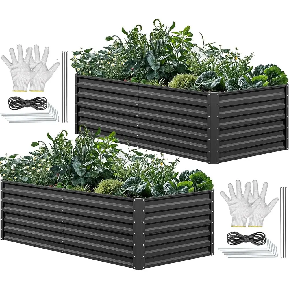 6x3x2ft Large Galvanized Metal - Garden Gloves 评论和价格