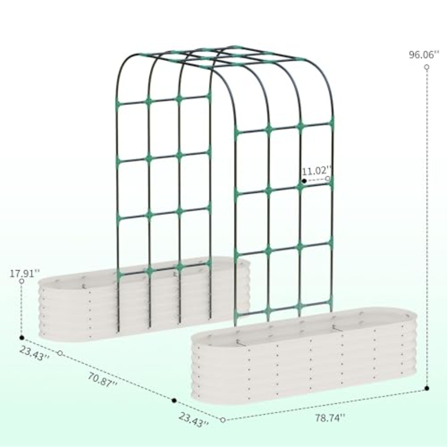 96 Tall Galvanized Raised Gard - Raised Garden Bed 评论和价格
