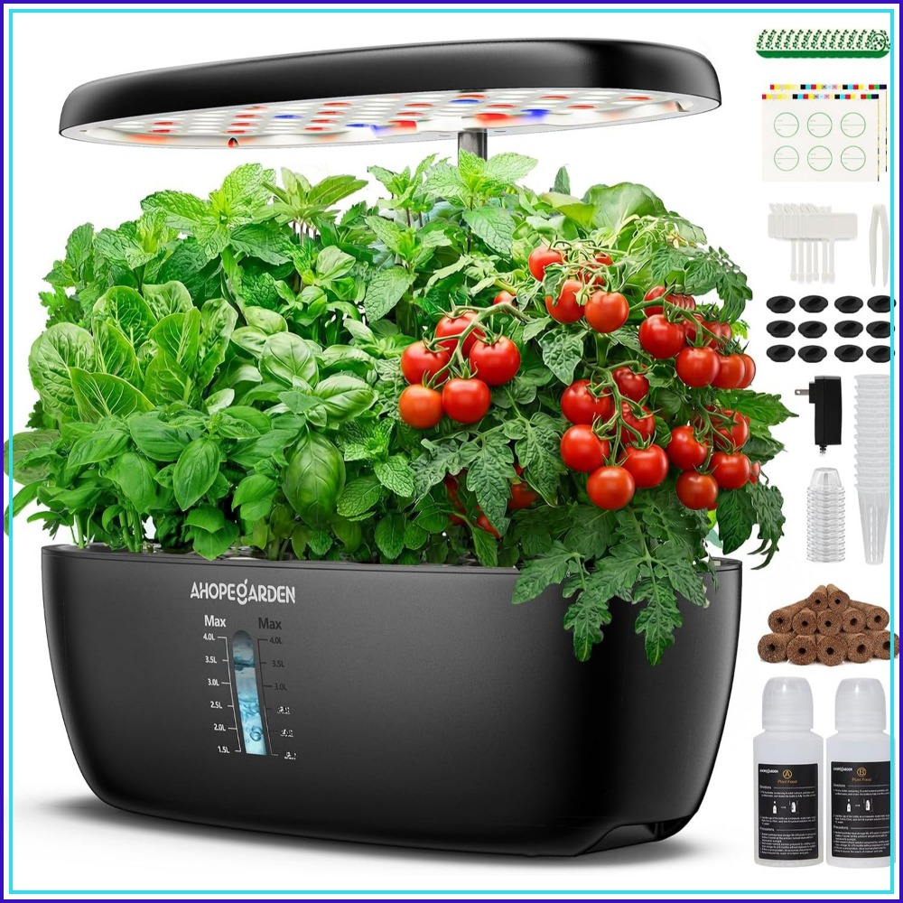 12 Pod Hydroponic Garden with  - Indoor Herb Garden 评论和价格