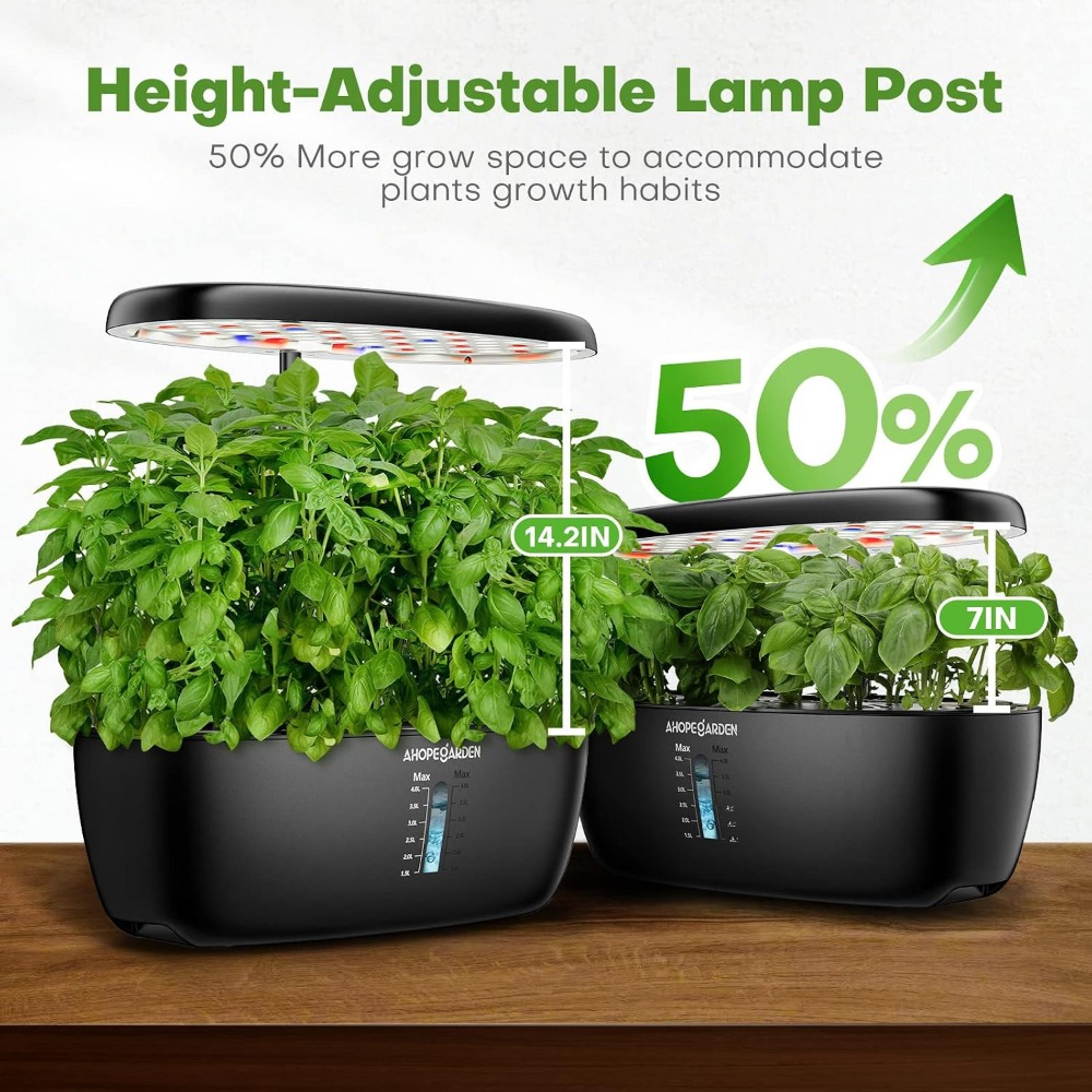 12 Pod Hydroponic Garden with  - Indoor Herb Garden 评论和价格
