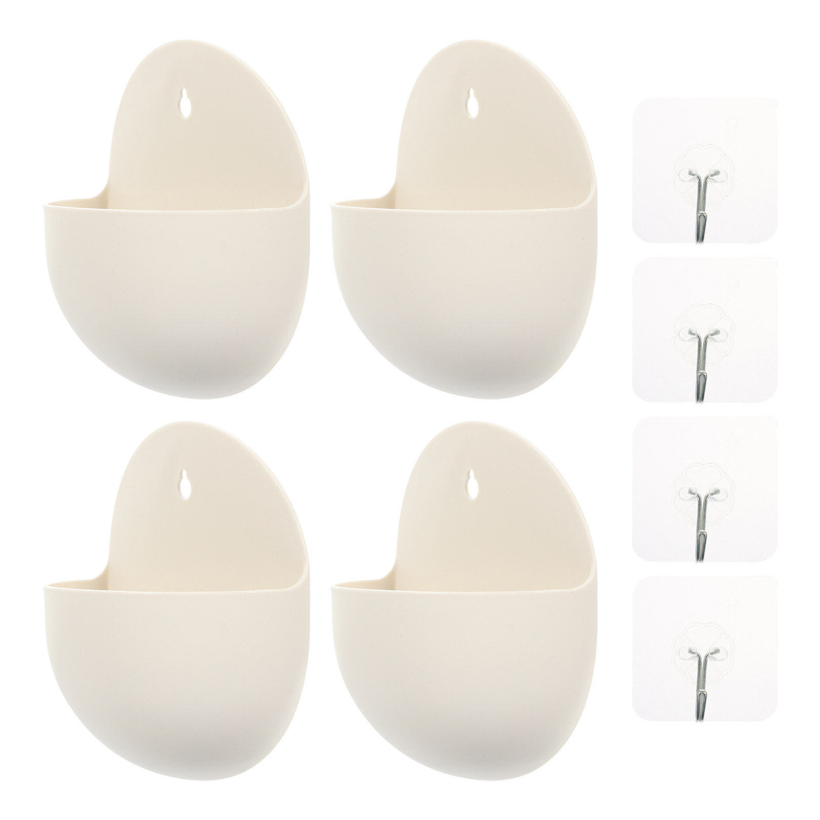 4Pcs Balcony Flower Buckets Pl - Vertical Planter 评论和价格