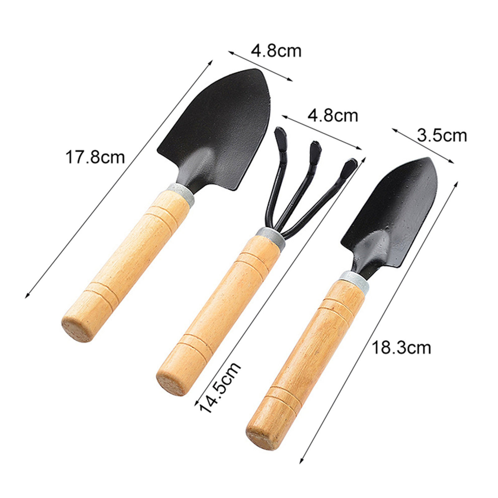 3-Piece Mini Garden Tools Set, - Trowel Garden Tools 评论和价格