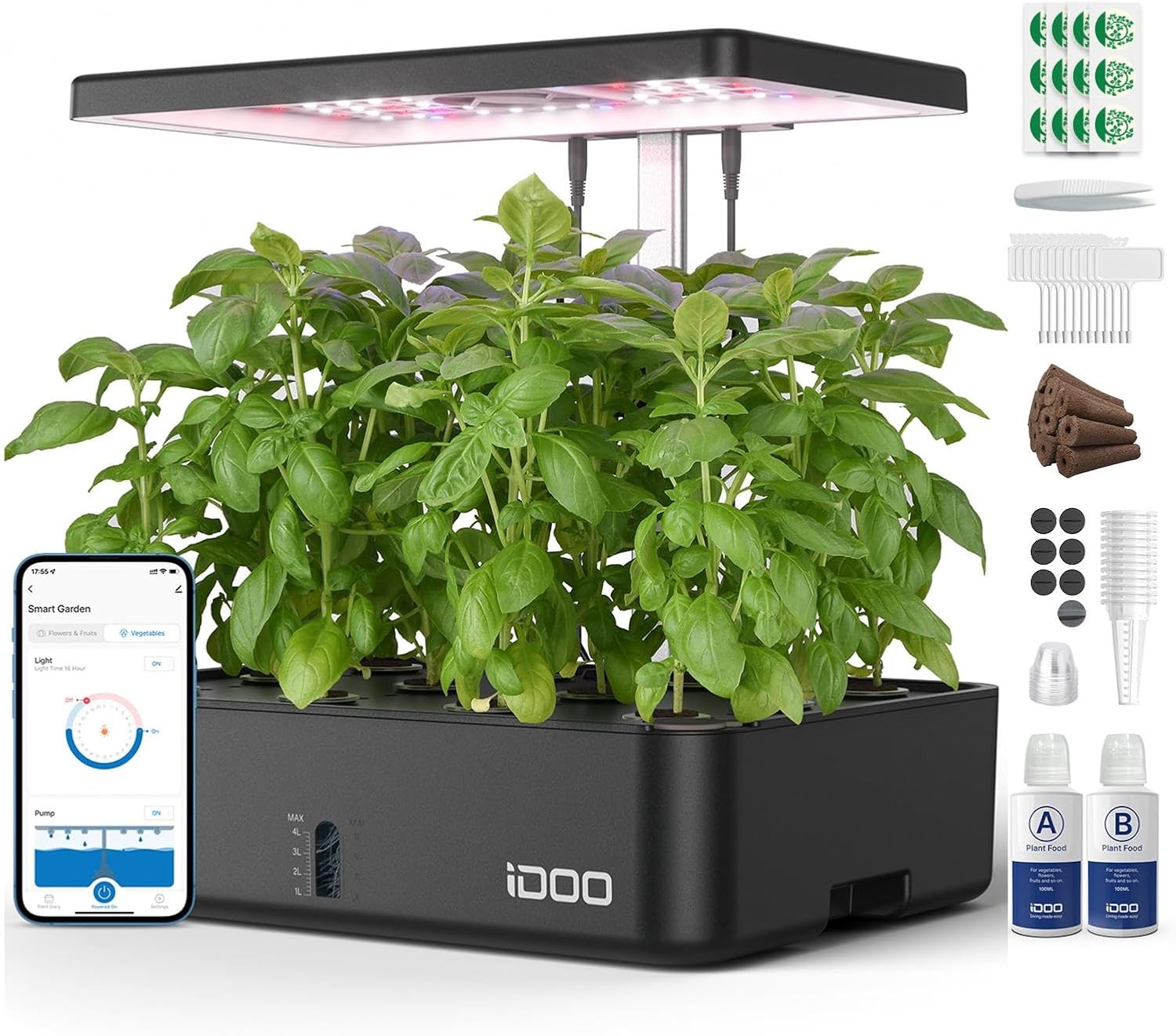 12 Pods WiFi Hydroponics Growi - Indoor Herb Garden 评论和价格