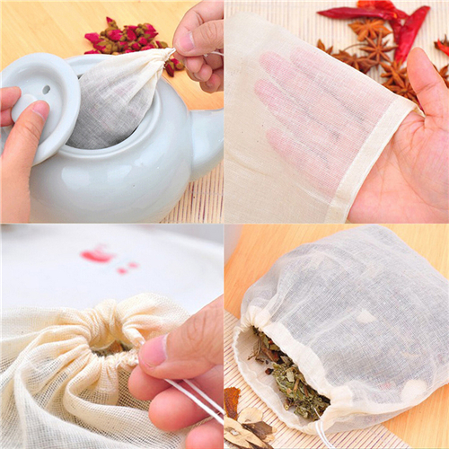 1pc/10Pcs Cotton Tea Bags Musl - Grow Bag 评论和价格