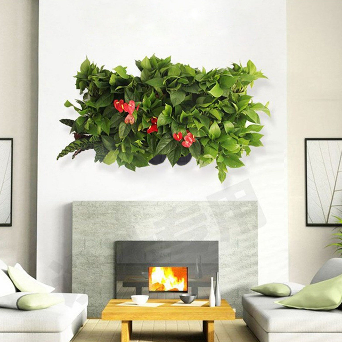 2Pcs Wall Mounted Planting Bag - Vertical Planter 评论和价格