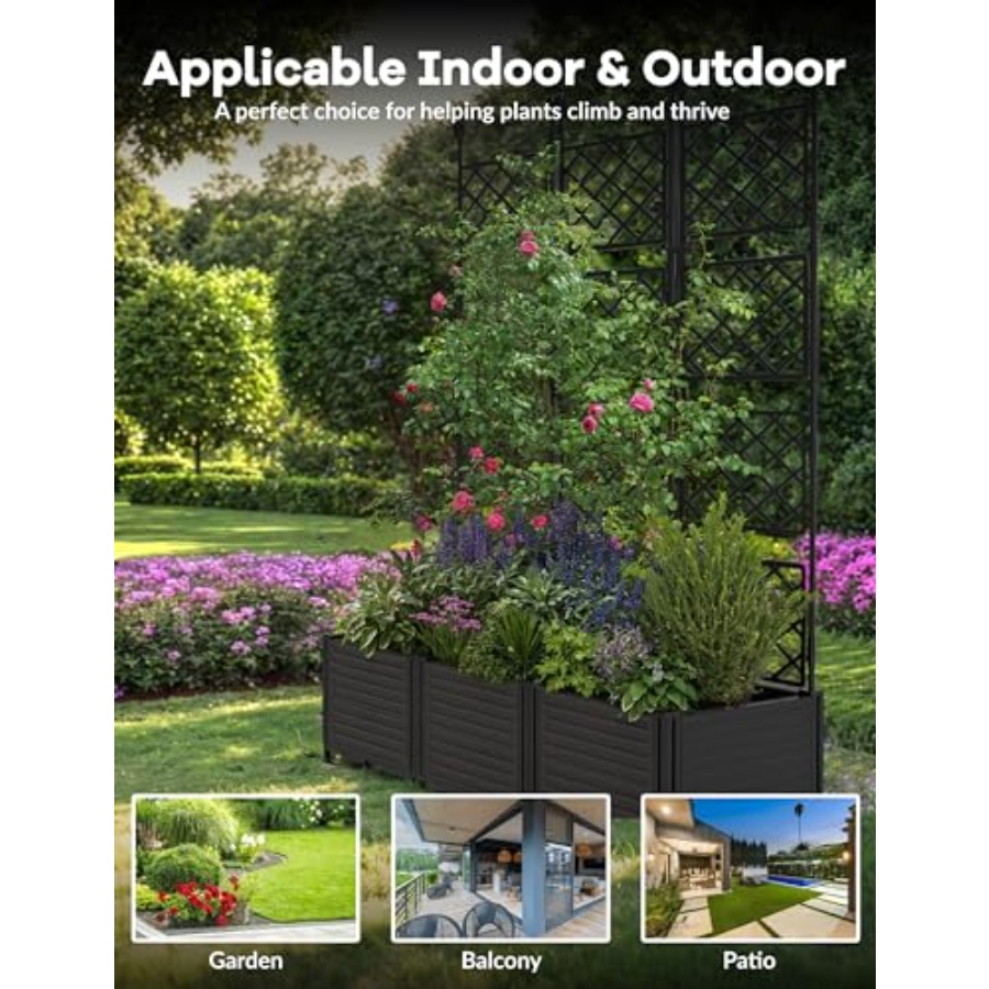 3PCS Modular Raised Garden Bed - Raised Garden Bed 评论和价格