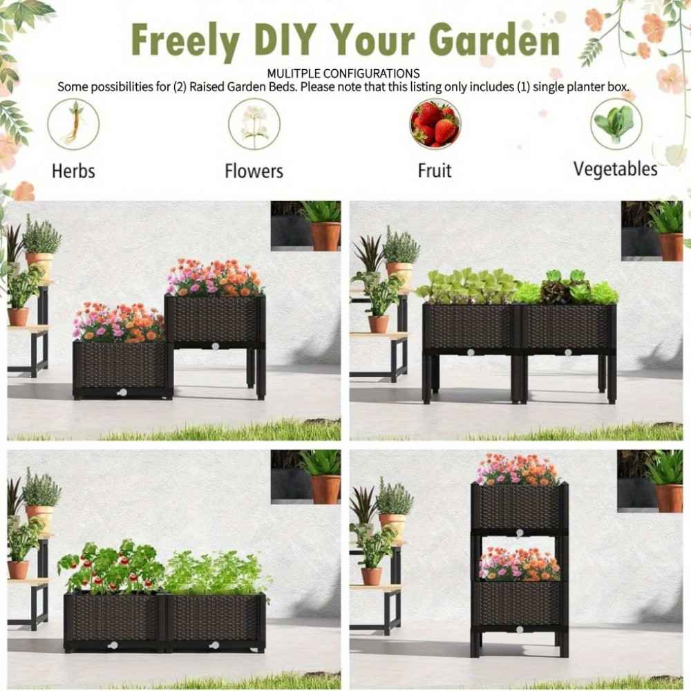 Garden Raised Bed, Elevated Fl - Raised Garden Bed 评论和价格